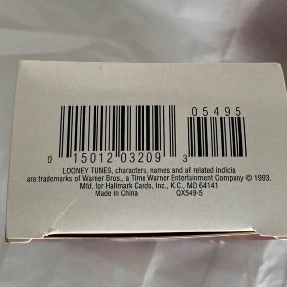 Hallmark Keepsake Ornament Vintage 1993 Elmer Fudd with Santa Sack Original box - Picture 7 of 11